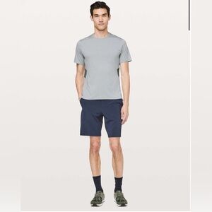 Lululemon Fast & Free Short Sleeve Sea Salt / Grey Sage